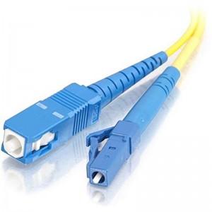 LC / SC Plenum-Rated 9/125 Simplex enkelt-mode Fiber Patch-kabel
